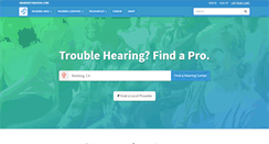 Desktop Screenshot of hearingtracker.com