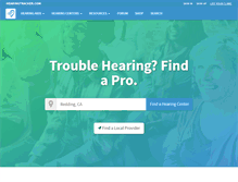 Tablet Screenshot of hearingtracker.com